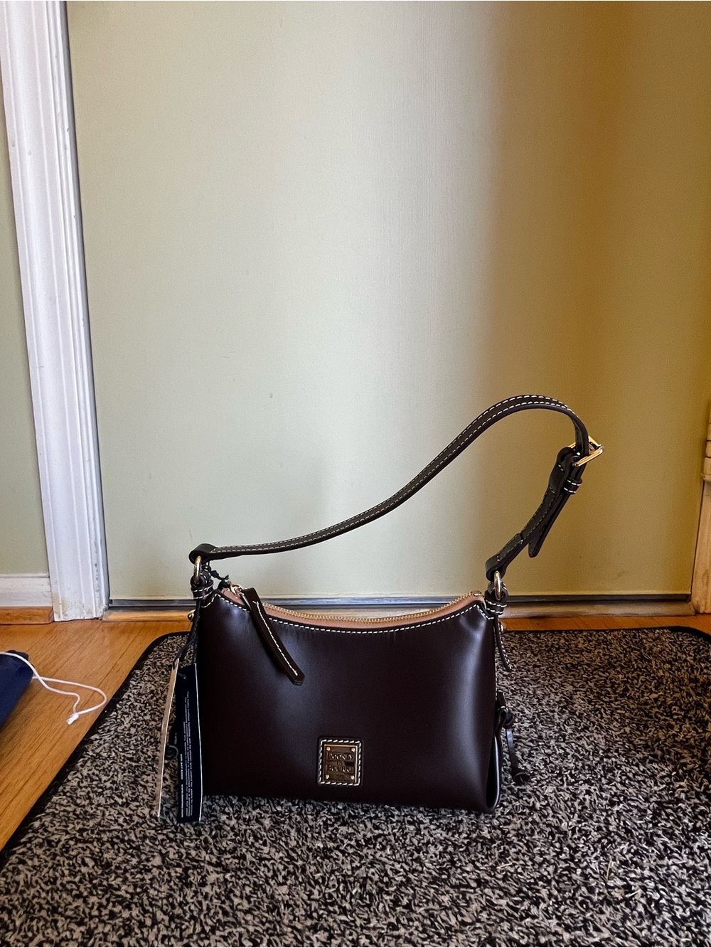 Dooney & Bourke Penrose Hobo Crossbody Dark Brown